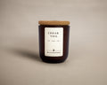 Cedar Veil candle by Meadow & Ember with natural cork lid.
